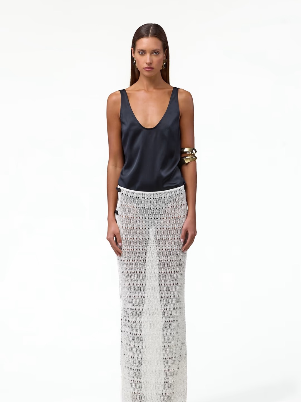 Same Los Angeles Keyhole Maxi Skirt Size Medium New With Tags (Fits Most Sizes)